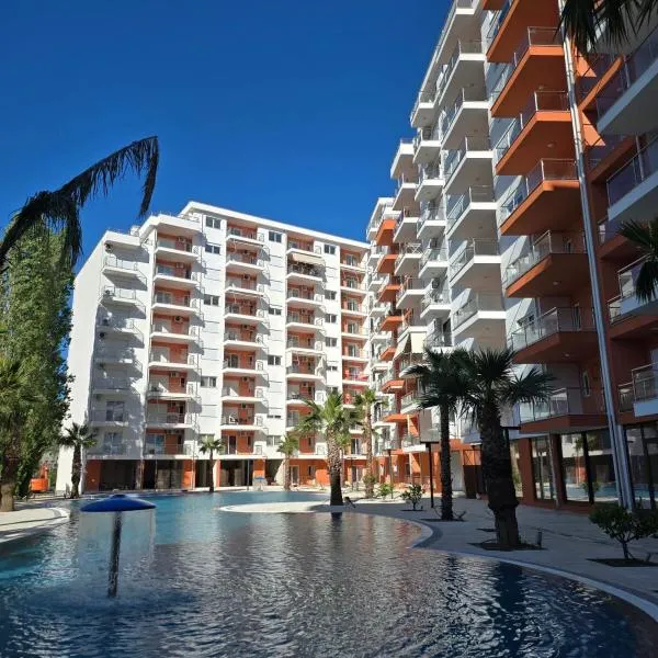 Hermanos Apartments, hotelli kohteessa Shëngjin