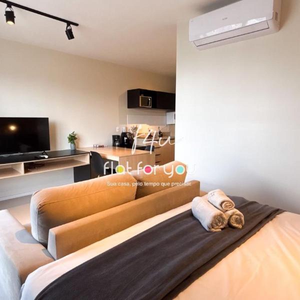 #1602 O# Flat aconchegante - jd Goiás