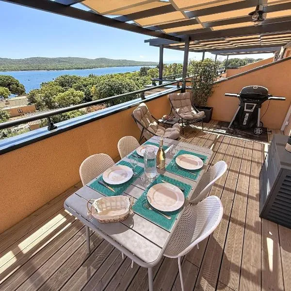 Viesnīca APPT T3 terrasse dans résidence bord de mer avec piscine pilsētā Pjanotoli Kaldarejona