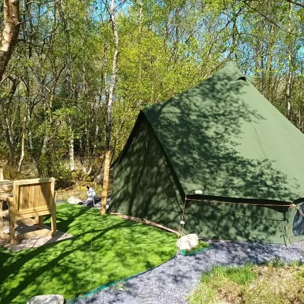 Green woodland bell tent, ξενοδοχείο 
