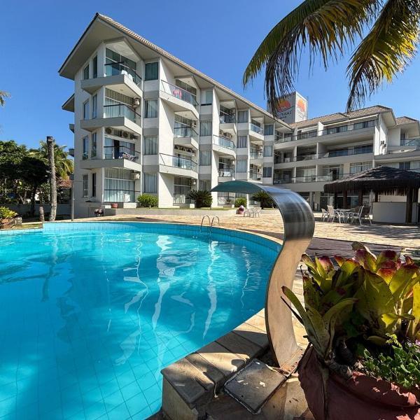 AP Smart Ubatuba -Air conditioning - Parking- Pool - Ocean view