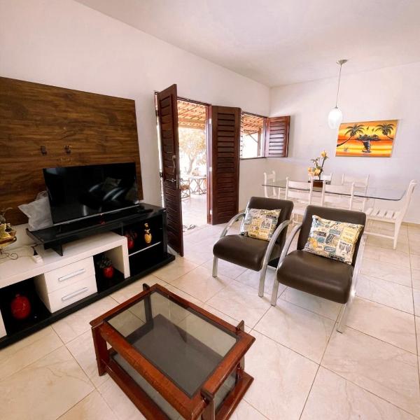 Casa Espaçosa na Barra de São Miguel - 4 Quartos com Ar e Piscina Privativa - Foto 5
