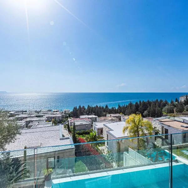 Olea Residence Dhermi - 2Bed Apartment Sea View, Private Beach, Free Beach Umbrella & sun loungers, hotel a Palasë