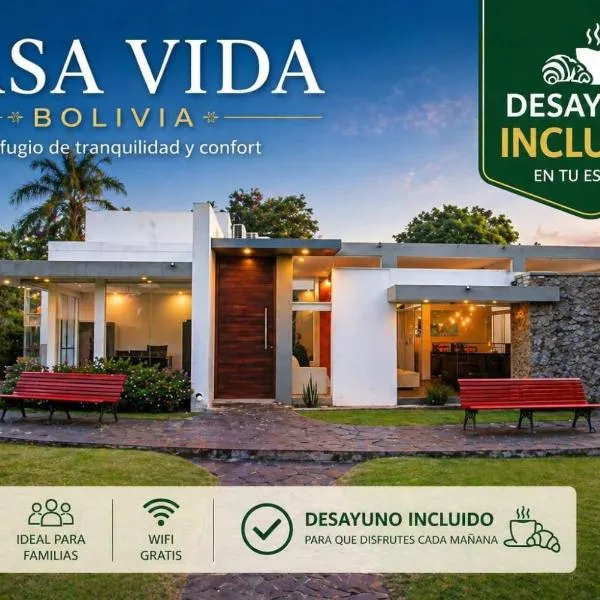 Casa Vida - Arte, Naturaleza y Confort, hotel em Santa Cruz de la Sierra