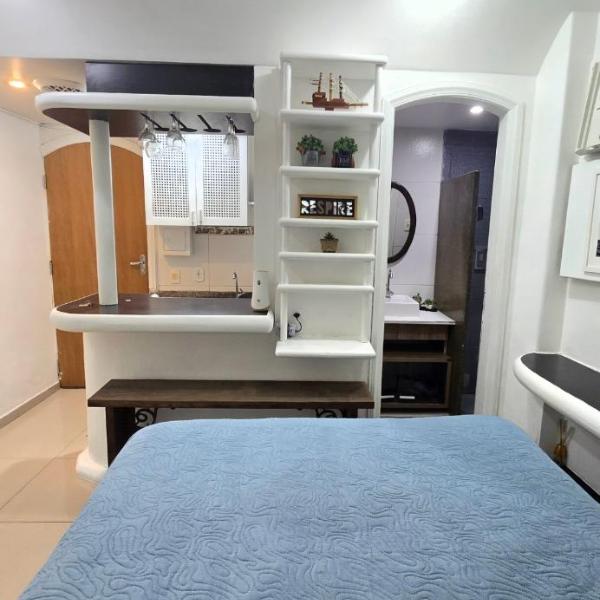 Lindo studio na quadra da praia Copacabana - Foto 4