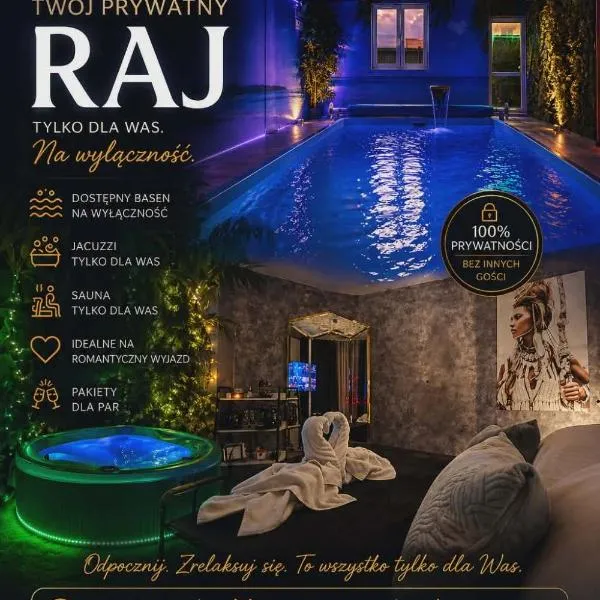 Apartament WODNY RAJ Basen Sauna Jacuzzi – hotel w mieście Rzeszów