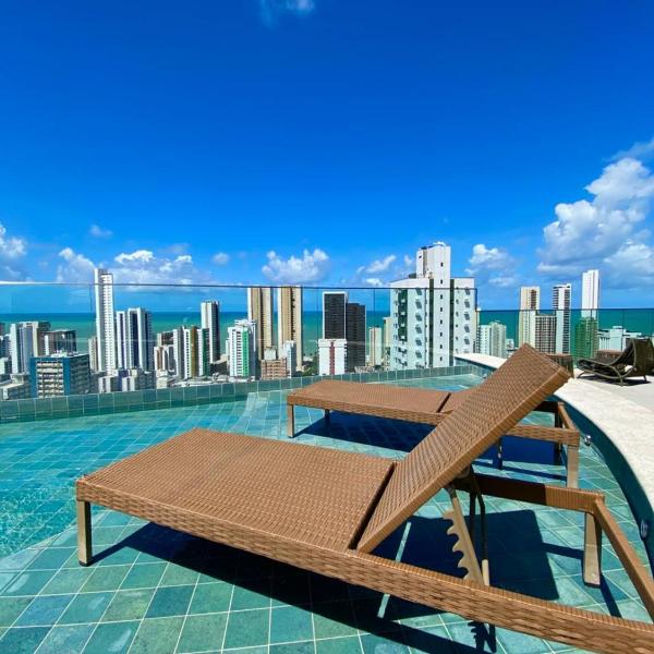 Praia de Gameleira Boa Viagem - Rooftop com Piscina