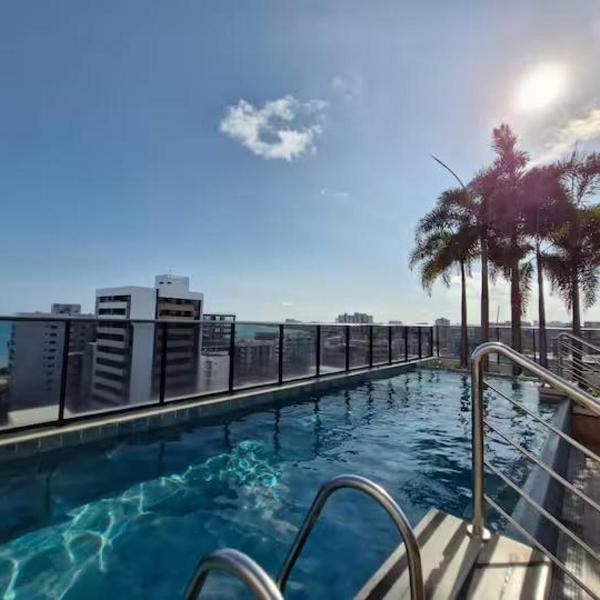 Edf Time Studio 704 - Ponta Verde, sauna e jacuzzi