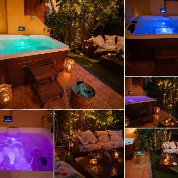 Private SPA Garden Apartment Jacuzzi & Relax in Calahonda, hôtel à Cabopino