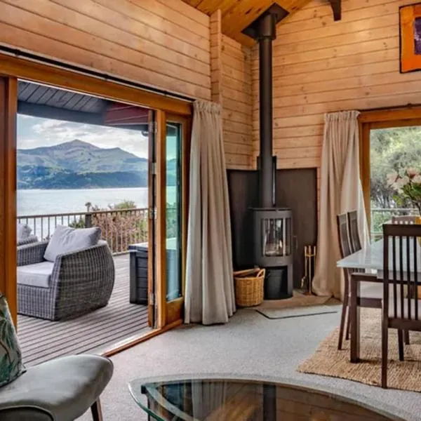 아카로아에 위치한 호텔 Akaroa Oceanview Home