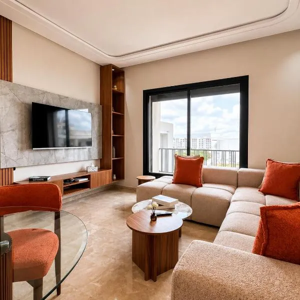 Oasis Hills - Modern & Cosy 1BR with Balcony - Central, hotel in Casablanca