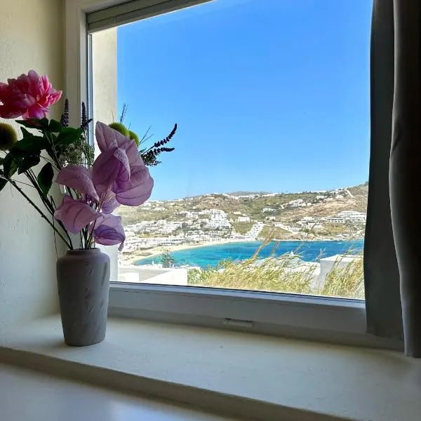 Modern Cycladic Sea View House – hotel w mieście Ornos