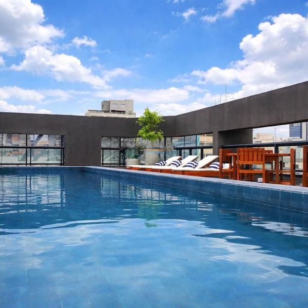 Apartamento moderno com piscina perto metro SP DNA406