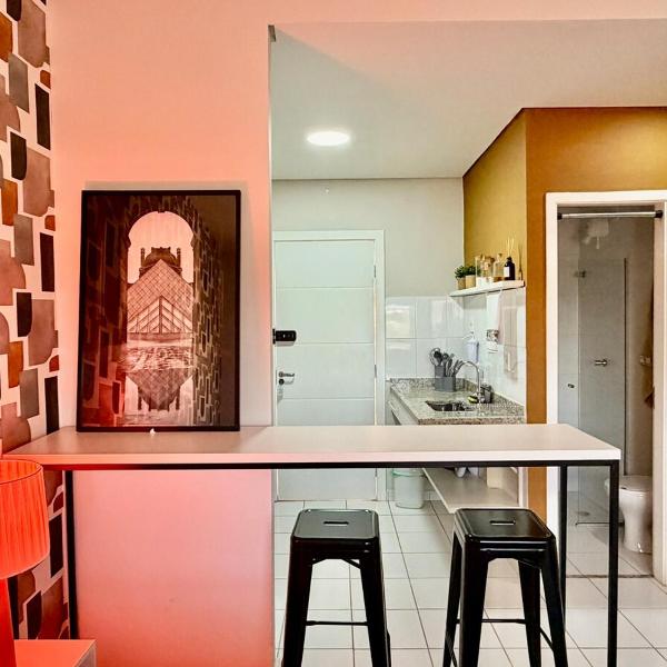 Modern studio across from Unaerp, close to the stadium