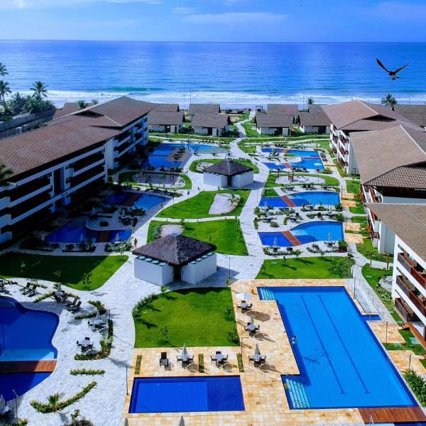 Flat 2q Alto padrão Térreo Beira-Mar Porto de Galinhas