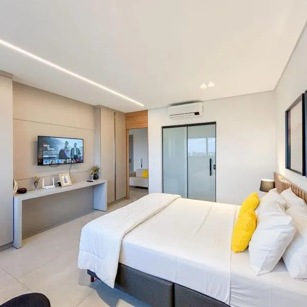 Flat de Luxo com Quarto Privativo 22º Andar no Vertigo, hotel in Campo Grande