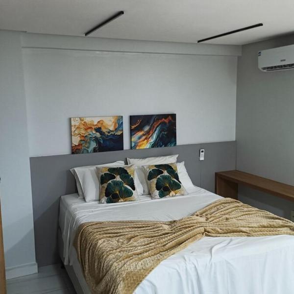 Flat em Cabo Branco com piscina e academia