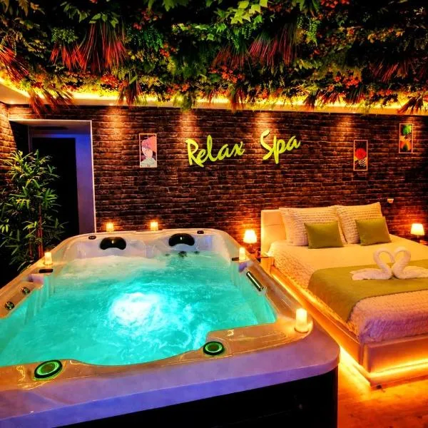 RELAX SPA-4 Pers-Jacuzzi-Parking-Jardin-Clim-Colmar, Hotel in Muntzenheim