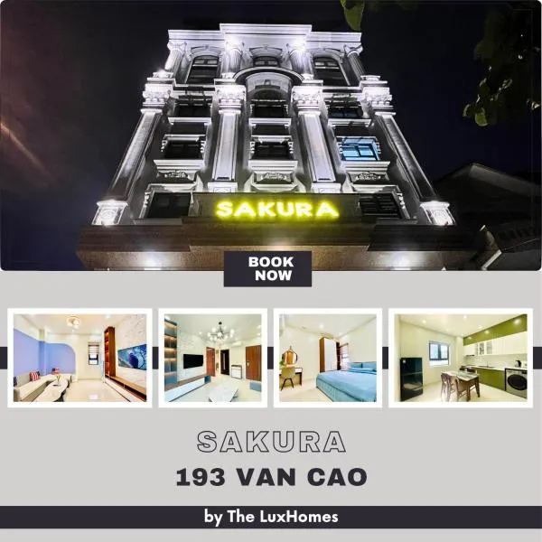 The LuxHomes Apartment ᵀᴹ I SAKURA Hotel - 193 Văn Cao, hotel i Hai Phong