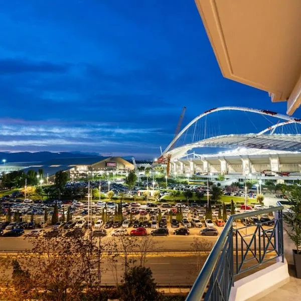 Skyline Oaka Telecom Arena Luxury Apartment, hotel in Athens