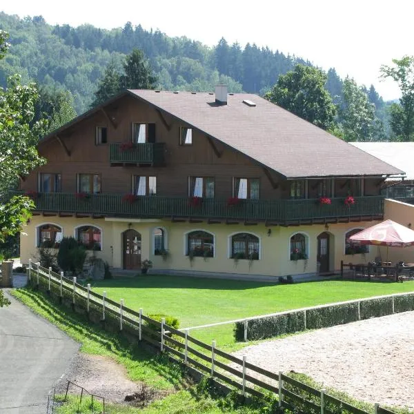 Boháček, hotel a Mladé Buky