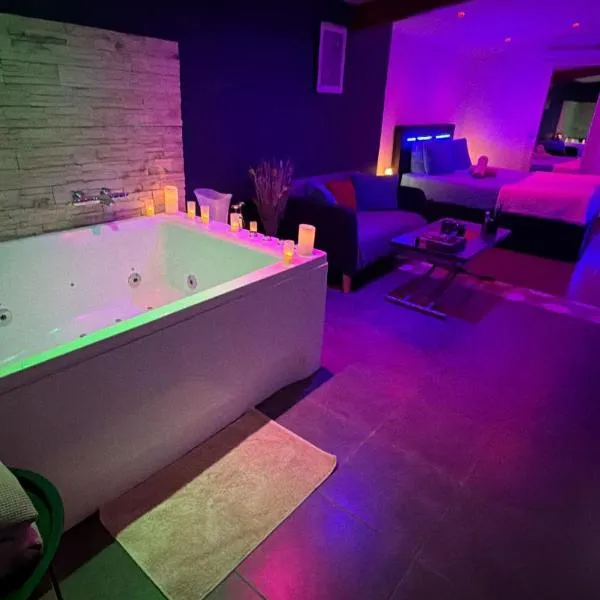 LeStudio83210 Loveroom jacuzzi balneo petit déjeuner inclus meublé de tourisme 3 étoiles, hotel a Belgentier