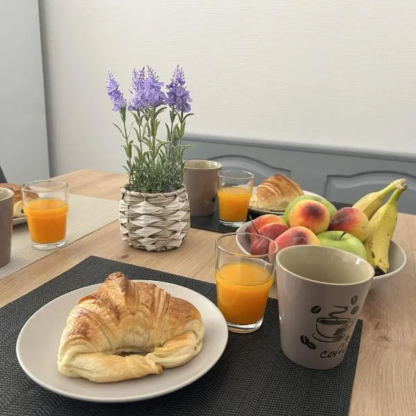 Appartement cosy 70m2 Vue château 6 pers Nature & calme Vosges, hotel v destinaci Senones