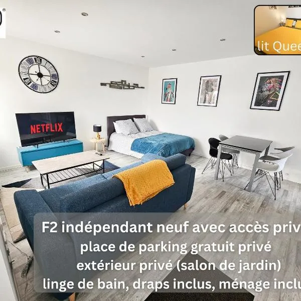 F2 neuf tout confort proche Epinal/ lac de Bouzey, hotel din Uxegney
