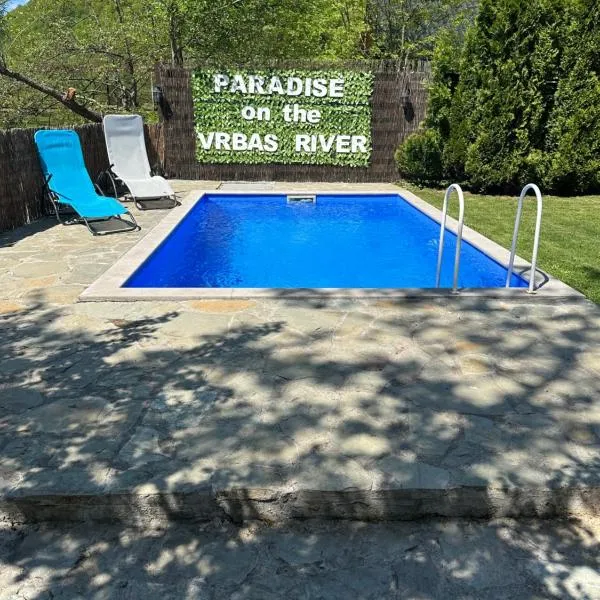 Paradise on the Vrbas River, hotell i Jajce