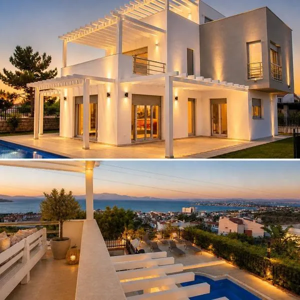 Luxury Villa with amazing view, Cesme, Hotel in Çeşme