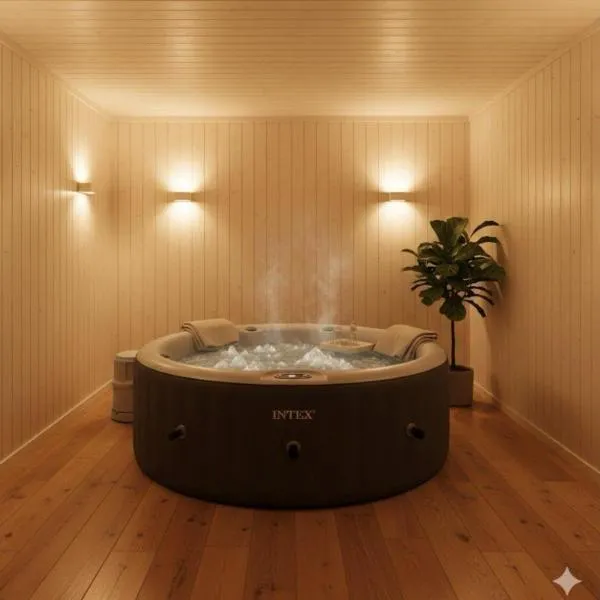 Cosy 2 Bedroom Coastal Retreat with Sea Views and a Private Indoor Hot Tub, viešbutis Margeite