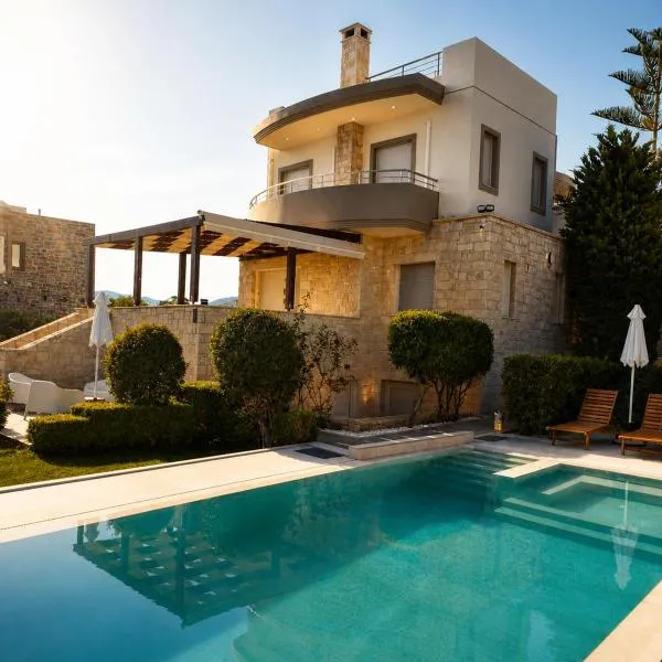 Angel's Villa with eco pool, hotell sihtkohas Kato Gouves