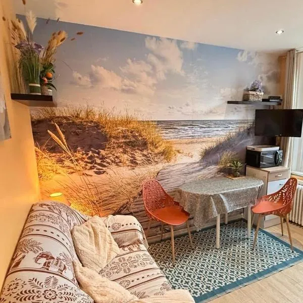 BEL APPARTEMENT CENTRE VEULES LES ROSES 1 CHAMBRE MER 300 M, hotel in Veules-les-Roses
