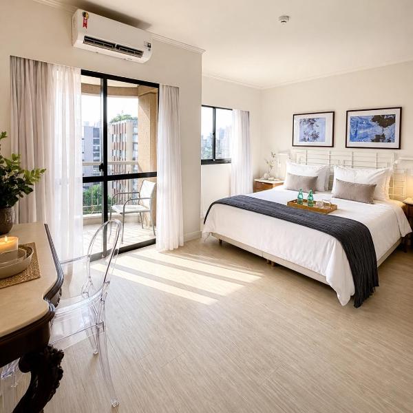 Quarto no Clarion Hotel 5 estrelas Itaim Conforto