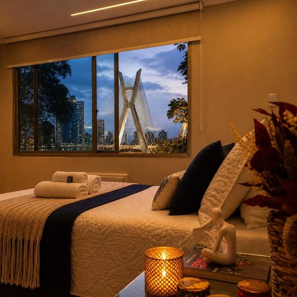 Flat Duplex - Conforto e estilo a poucos metros da Berrini e Shopping Morumbi