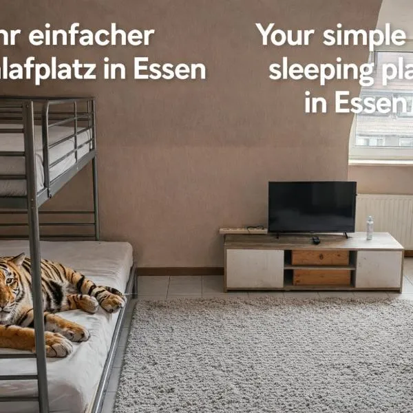 einfacher Schlafplatz ohne Ansprüche, hotel in Essen