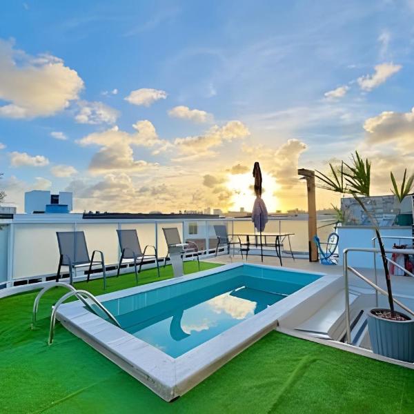 Cobertura exclusiva com piscina privativa e A/C