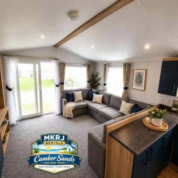 MKRJ PREMIUM - Parkdean Camber Sands - sleeps 8 -En Suit- Pet Friendly - sp, hotel in Camber