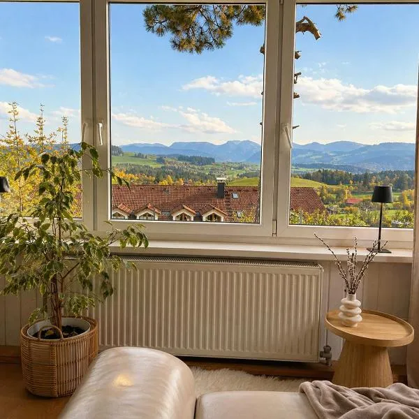 Panorama Apart Garden - Alpenblick & Balkon, Hotel in Oberreute