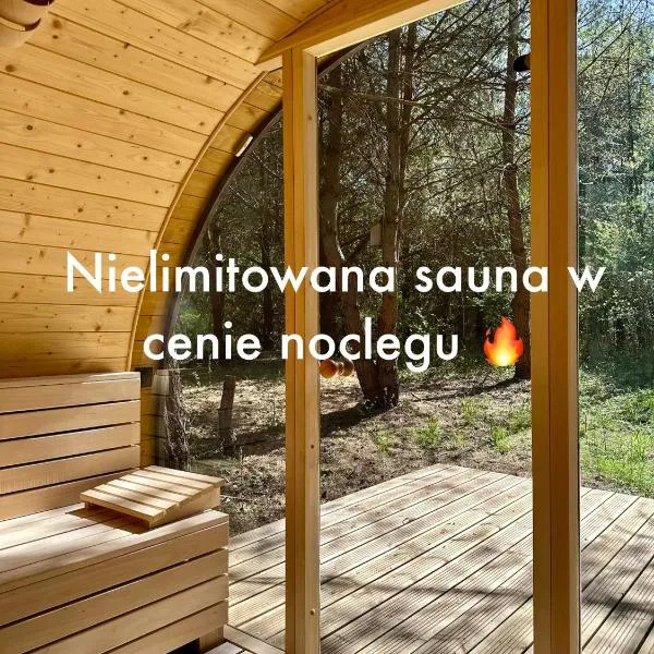 Leśna Sauna Wilcze Wzgórze, hotel sa Kleszczewo