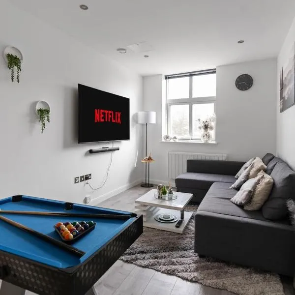 Stylish Apartment - Near City Centre & University, viešbutis Lesteryje