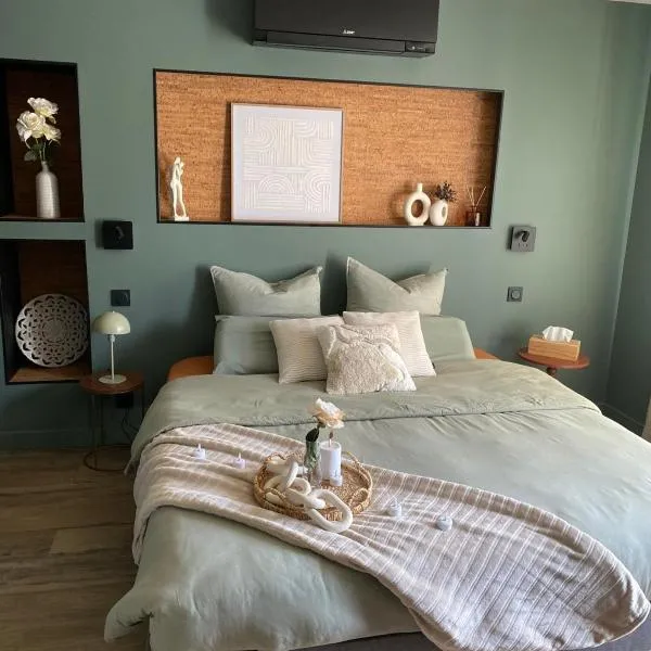 La chambre du moulin dort, hotel a Chénelette