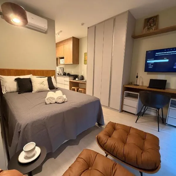 08 Studio com Arte e Sofisticação perto do Consulado, hotel in São Paulo