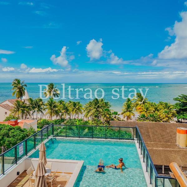 Rooftop Com Piscina a poucos minutos do Réveillon Carneiros