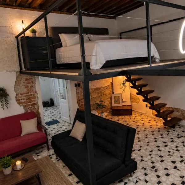 Casa BO Loft de Diseño Industrial en el Corazón de la CDMX, hotell i Mexico by