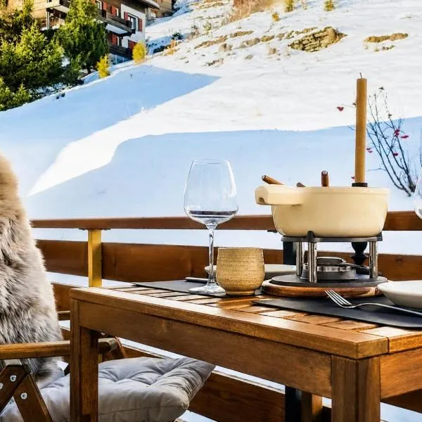 Stilvolles Studio für 2 im Herzen von Saas Fee, hótel í Saas-Fee