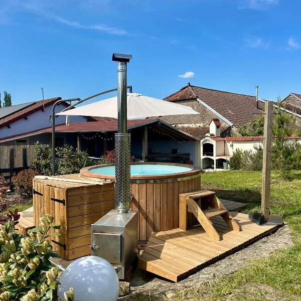 "Domaine de la Mance" - Grand gîte avec terrasse, jardin et bain nordique inclus, hotel di Vitrey-sur-Mance