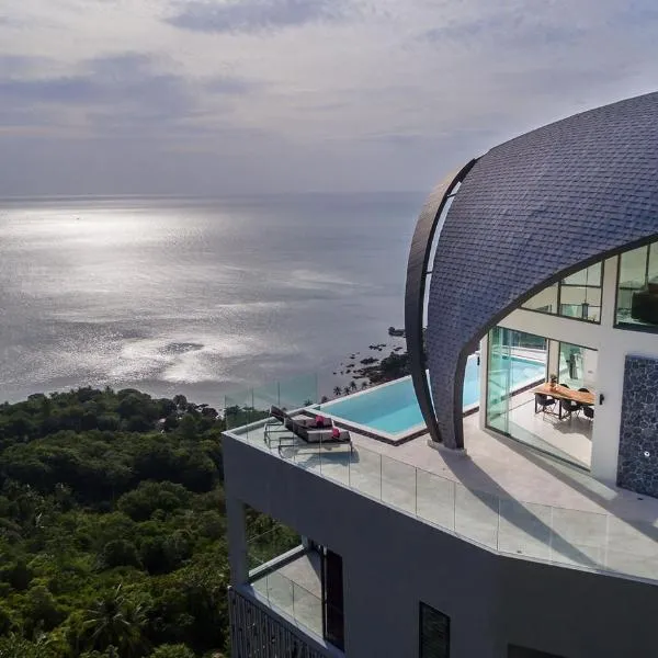 Sky Dream Villa Award Winning Sea View Villa, hotell i Chaweng Noi Beach