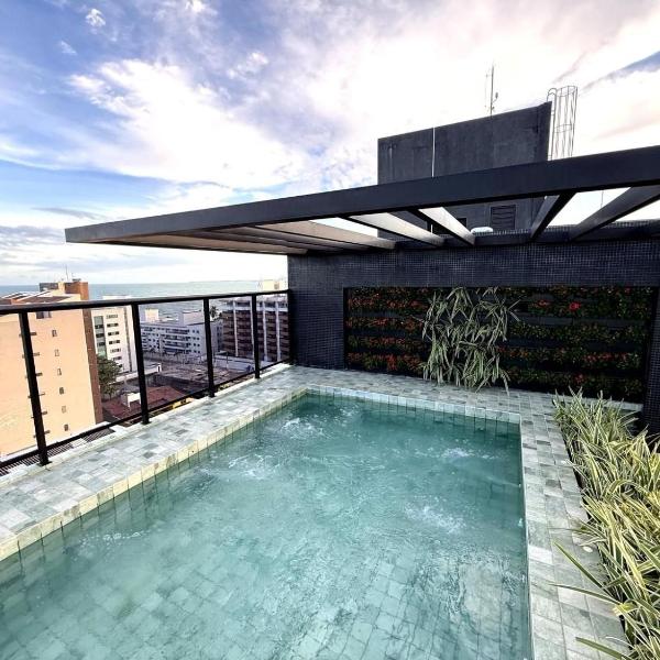 Emunah Flat Luxo Cabedelo • Piscina no Rooftop - Foto 4