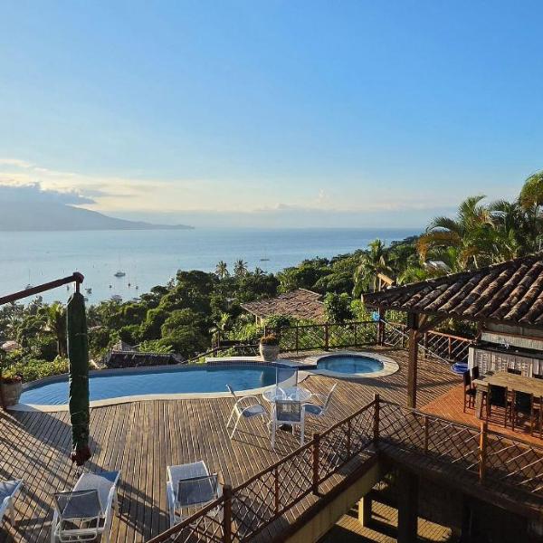 Casas Paradiso - Ilhabela Great View - Residencia para grandes grupos - Conforto Luxo Família e Melhor Custo Benefício no Litoral Norte SP com ampla capacidade de hospedagem - Ilhabella